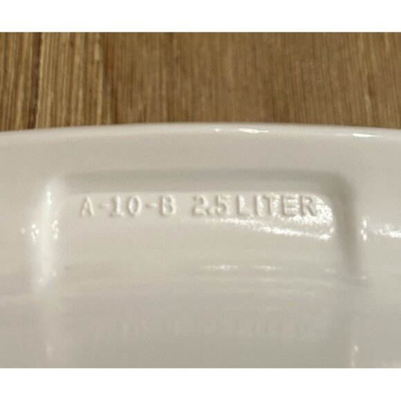 Vtg Corning Ware 2.5 Liter Casserole Baking Dish Pink Peony Pattern A-10-B - Picture 5 of 5